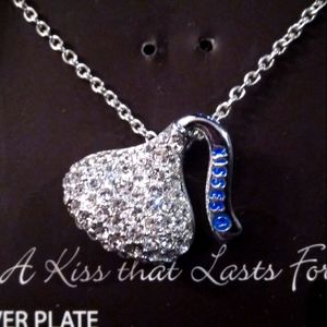 Hersey Kisses Silver Plated Necklace